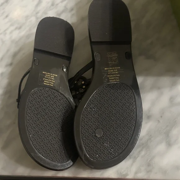 Tory Burch Coco + Gold Mini Miller Jelly Sandals - Picture 3 of 5